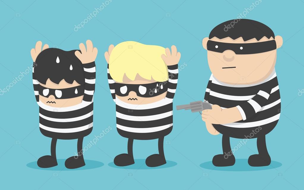 Cartoon thief Vector Art Stock Images | Depositphotos Cartoon thief Vector Art Stock Images | Depositphotos