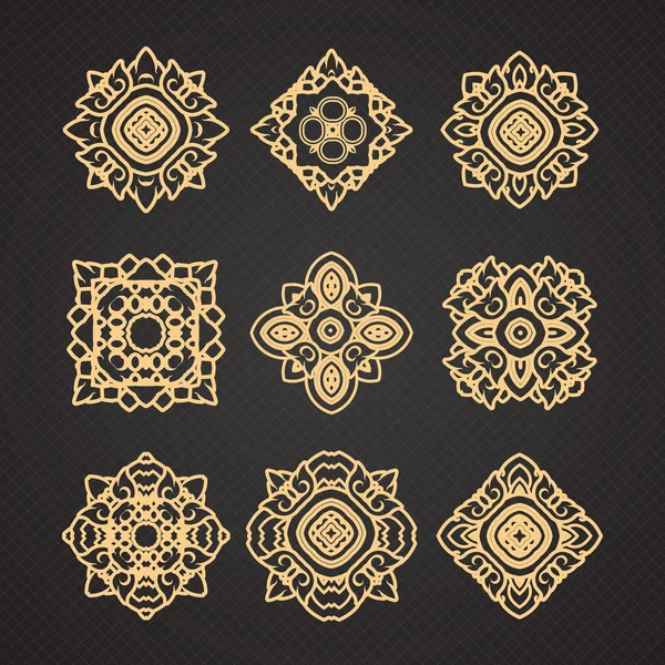 Tay sanat tasarlamak vektör kümesi