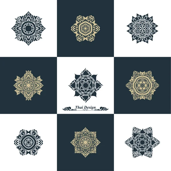 Design Luxury Template Set. Swash Elements Art Vector Vintage St — Stock Vector