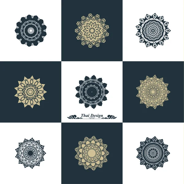 Design Luxury Template Set. Swash Elements Art Vector Vintage St — Stock Vector