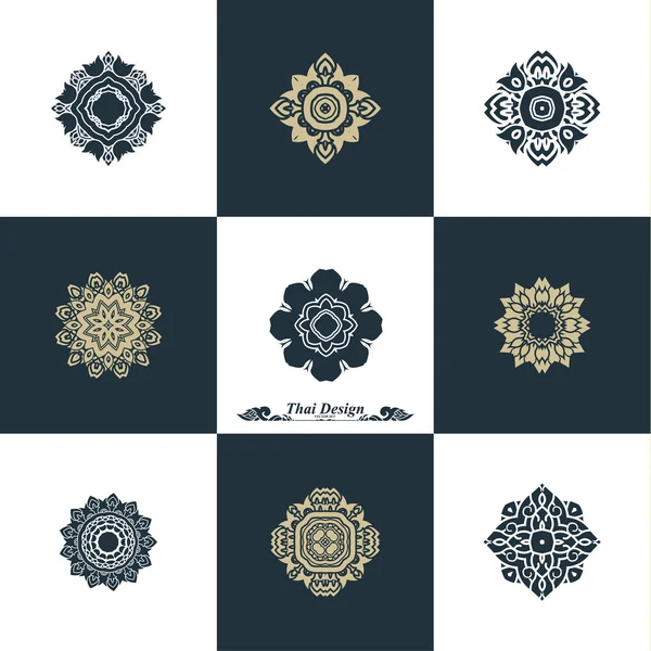 Design conjunto de modelo de luxo. Swash Elements Art Vector Vintage St — Vetor de Stock