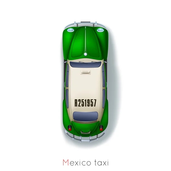 México taxi Ilustración de stock