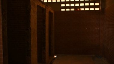 Asyalı kadın portresi hayalet yüzü, korku sahnesi, Cadılar Bayramı konsepti