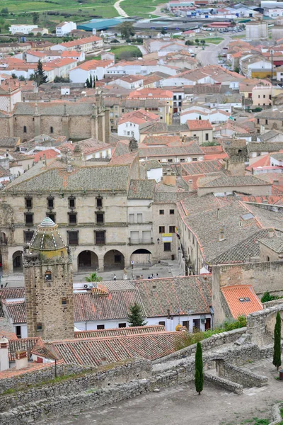 Vistas Cidade Trujillo Partir Alcazaba Castelo Estremadura Espanha — Fotografia de Stock