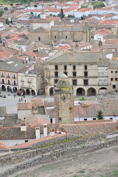Vistas Cidade Trujillo Partir Alcazaba Castelo Estremadura Espanha — Fotografia de Stock