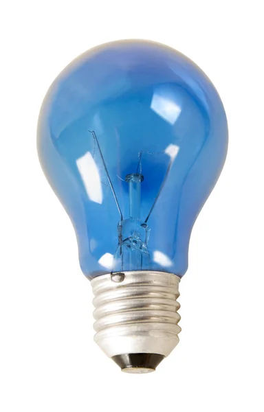 Light bulb with the blue glass and absence bulbs — Stock Photo, Image