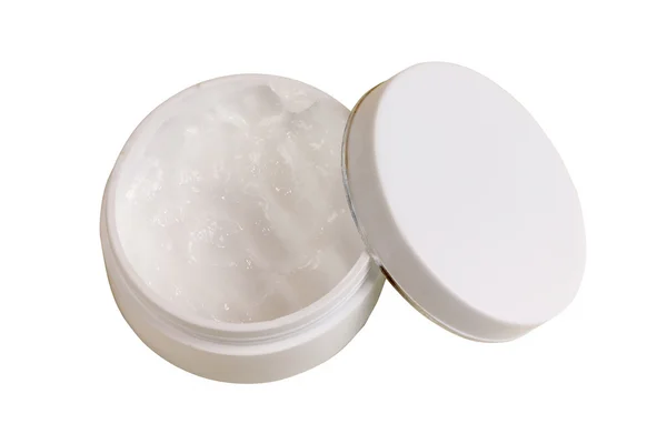 Jar- of verpakking voor cosmetische product met dop — Stockfoto