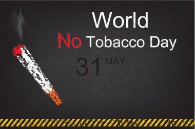 Grunge arka plan üzerinde hiçbir Sigara İçilmez işareti