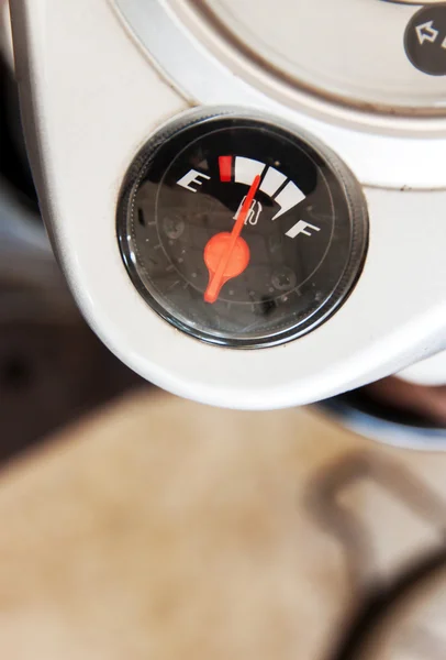 Indicadores do indicador de combustível — Fotografia de Stock