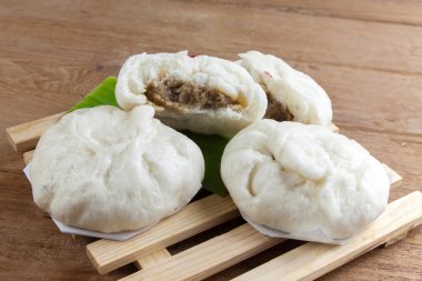 Çin buns domuz buğulama