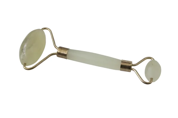 Güzellik Gem yeşim nehir beyaz renk Guasa yüz için masaj