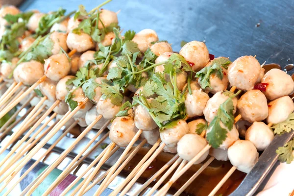 Schweinefleischbällchen-Grill — Stockfoto