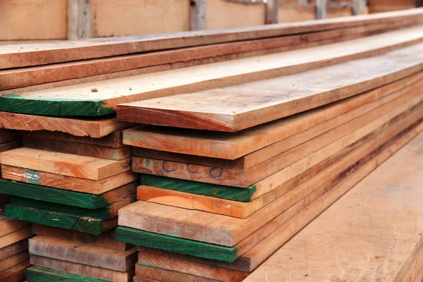 Ahşap ahşap kazık bir levha kesme