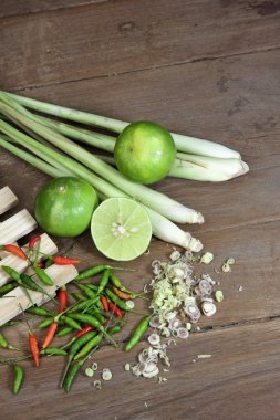 Herbs and spices Thai Tom Yam soup 