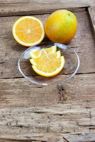 Orange frukt skivad — Stockfoto