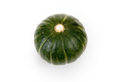 Taze yeşil Japon kabak izole üzerinde