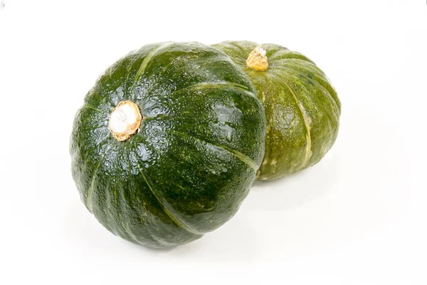 Fresh Green Japanese Pumpkin on isolated — Stock Photo, Image