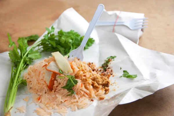 Asia Food smażony makaron — Zdjęcie stockowe