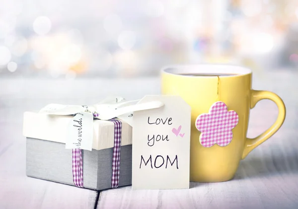 Mother's day holiday greeting card nobody. — Stock Photo, Image