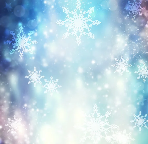 Winter Urlaub Weihnachten blau Illustration Hintergrund. — Stockfoto
