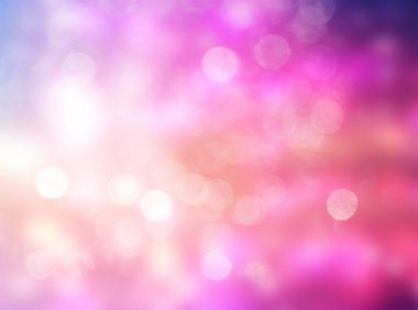 Parlak pembe sıçrama ışıklar bokeh arka plan bulanık.