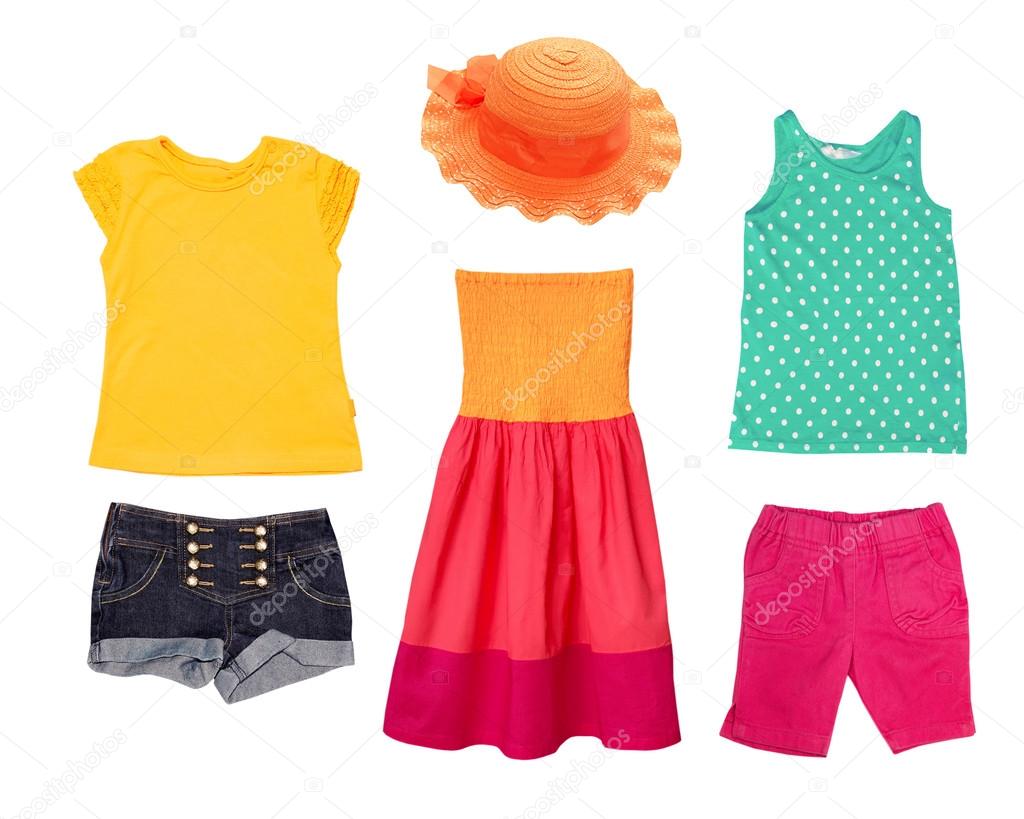 bright summer clothes