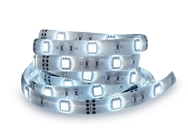 Led strip coil.Isolated. — Φωτογραφία Αρχείου