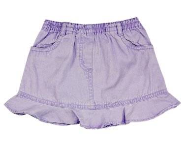 etek üzerine beyaz izole.