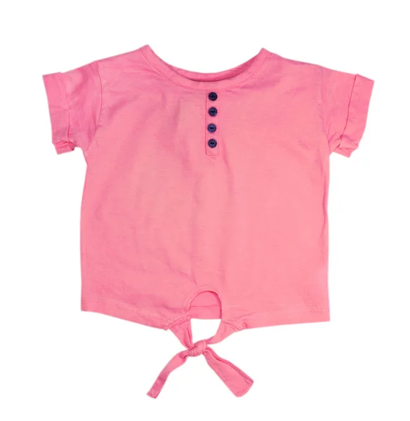 Camiseta rosa isolada . — Fotografia de Stock