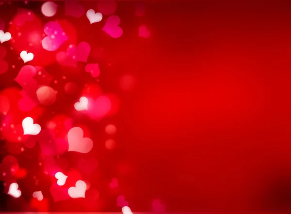 Valentine's red bright background with empty copy space. — Stock Photo, Image