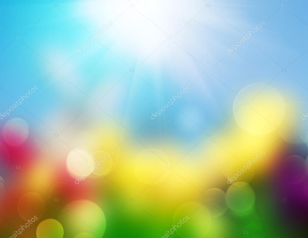 Spring summer nature background easter blur. — Stock Photo © NYS #99586078, image size:1023x790
