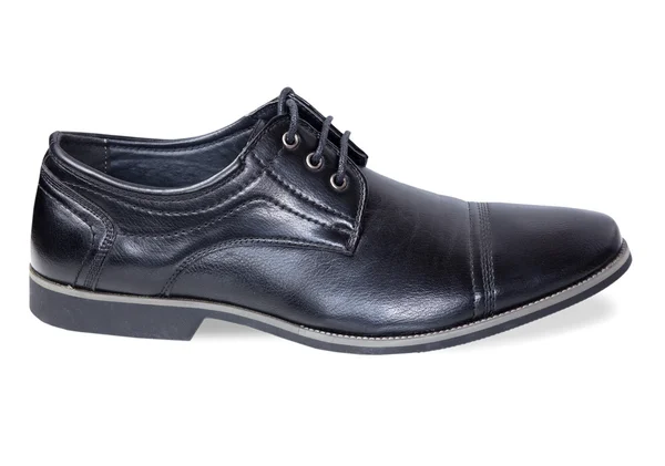 Zapato clásico negro masculino aislado . — Foto de Stock