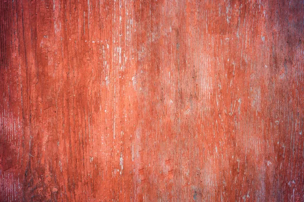 Puerta Madera Con Pintura Roja Vieja Antes Pintar Primer Plano — Foto de Stock