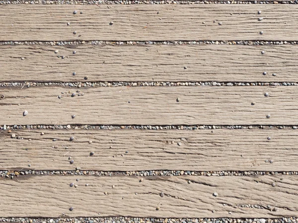 Gruz na drewniany chodnik — Zdjęcie stockowe