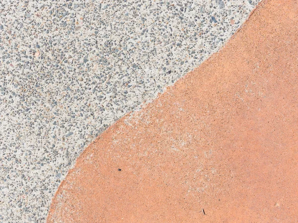 Superfície de concreto em duas cores — Fotografia de Stock