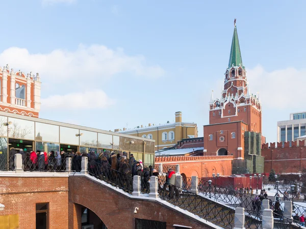 Excursie naar het Kremlin van Moskou — Stockfoto