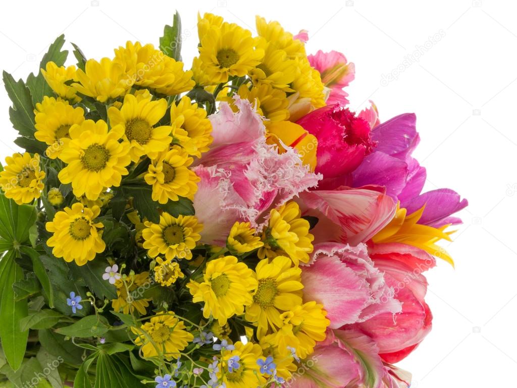 beautiful bright bouquet of unusual