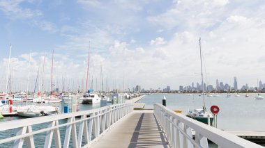 Melbourne bağlantı noktası güzel görünüm