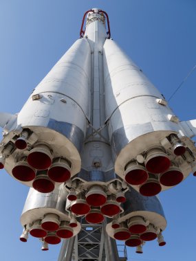 space rocket Vostok clipart
