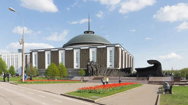 Skulptur bemannar tragedin i Victory Park, Moskva — Stockfoto