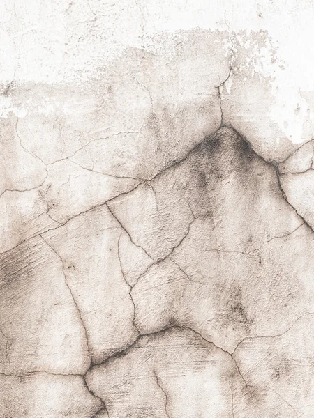 Wand aus grauem rissigen Beton — Stockfoto