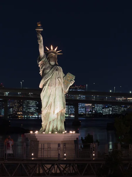 Statue of Liberty on the waterfront Tokiiyskogo Bay Stock Photo