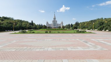Güzel Moskova Devlet Üniversitesi Lomonosov Russi içinde almıştır