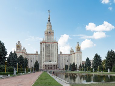Chief University on Sparrow Hills, Moscow clipart