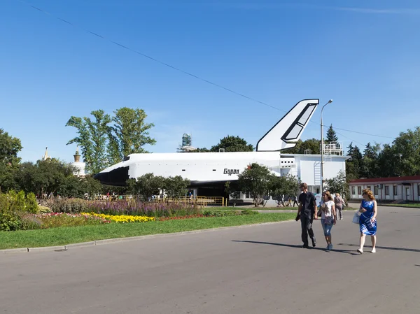 Foguete espacial Buran, Moscou ENEA — Fotografia de Stock