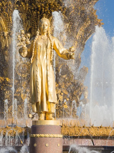 Fountain of Friendship of Peoples, a fragment — Stock Photo, Image