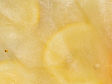 sarı limon dilimleri