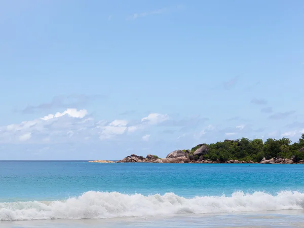 Pláž na Seychelách — Stock fotografie