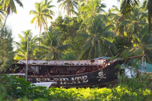 Barco pirata — Foto de Stock