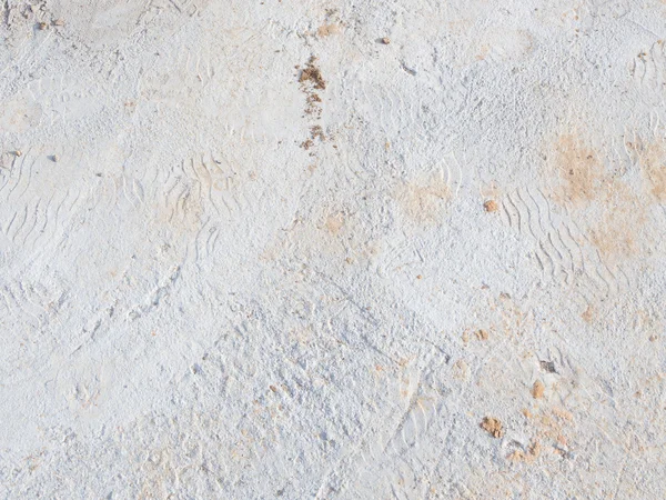 Footprints in concrete — Stock Photo, Image